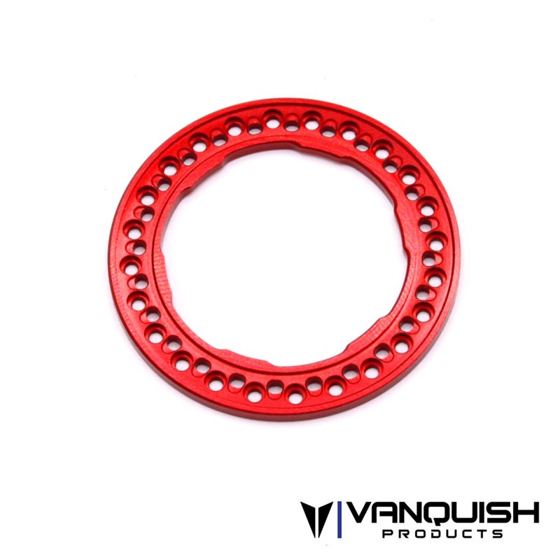 Vanquish Products 1.9" Dredger Beadlock Ring Red Anodized