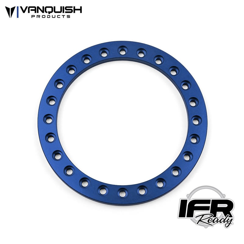Vanquish Products 1.9" IFR Original Beadlock Blue Anodized (1)