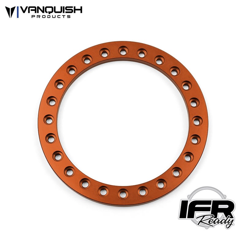 Vanquish Products 1.9" IFR Original Beadlock Orange Anodized (1)