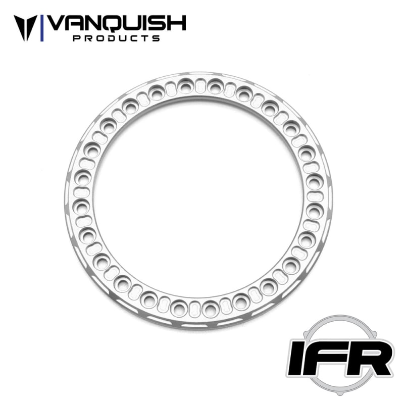Vanquish Products 1.9" IFR Skarn Beadlock Ring Clear Anodized (1)