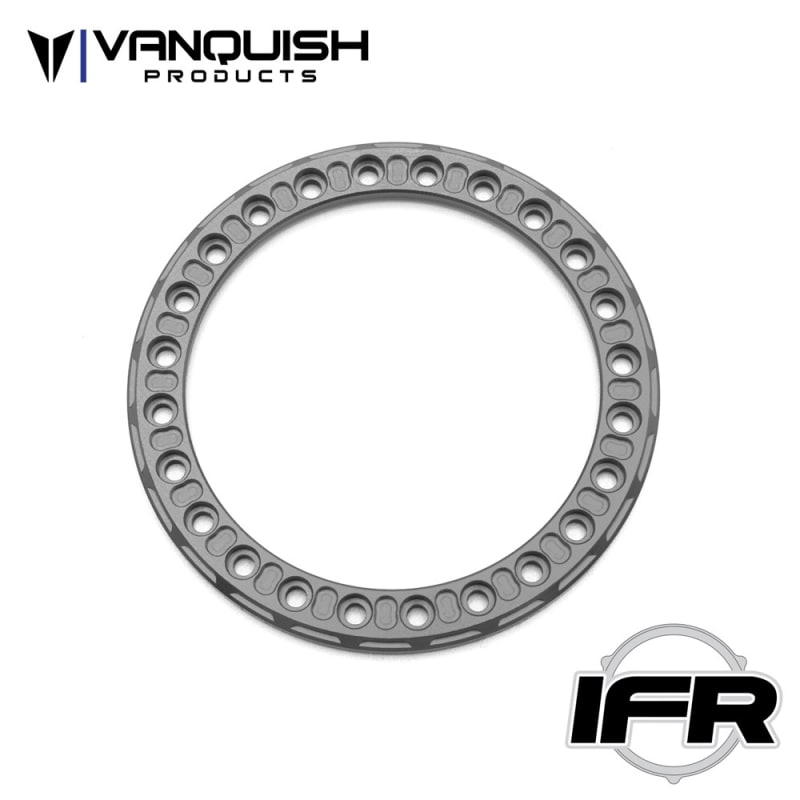 Vanquish Products 1.9" IFR Skarn Beadlock Ring Grey Anodized (1)