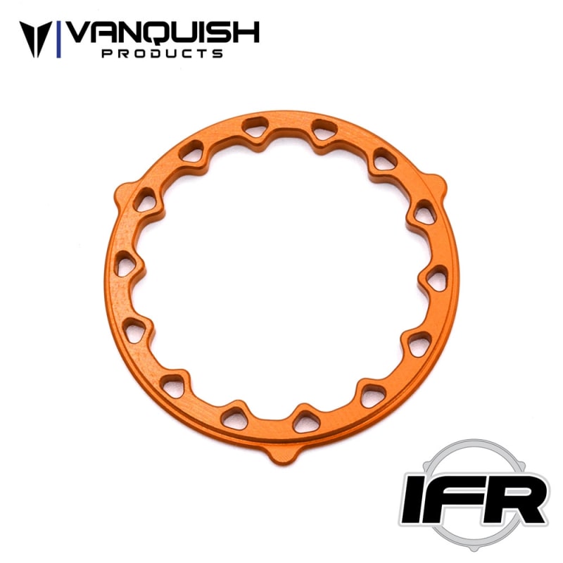 Vanquish Products 1.9" Delta IFR Inner Ring Orange Anodized (1)
