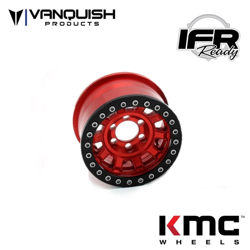 Vanquish Products Single KMC 1.9" KM236 Tank Red Anodized (1)