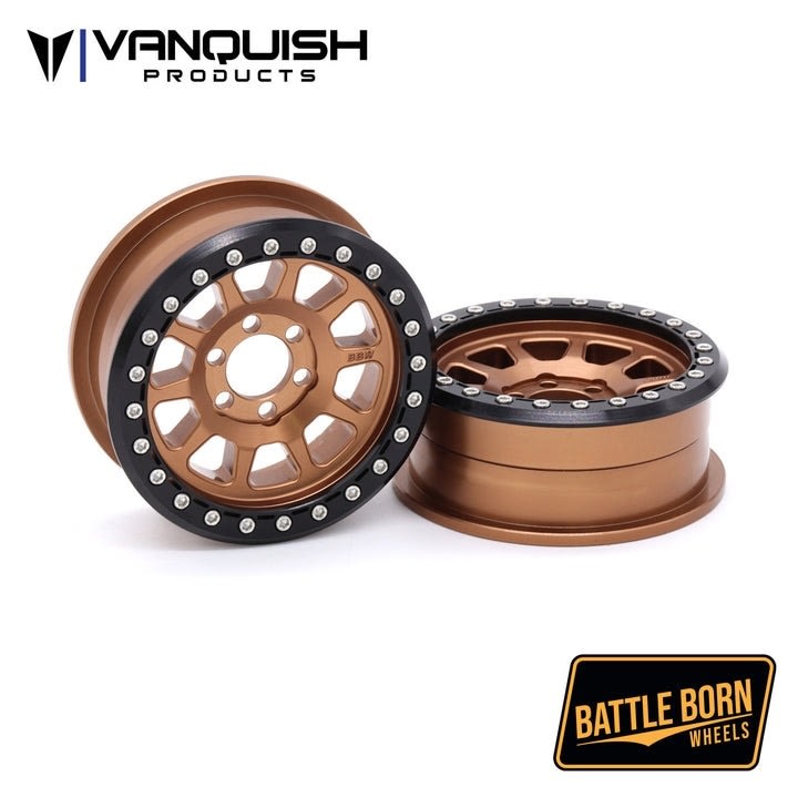 Vanquish Products Battle Born Wheels 2.2" Sierra Wheels Bronze Anodized (2)