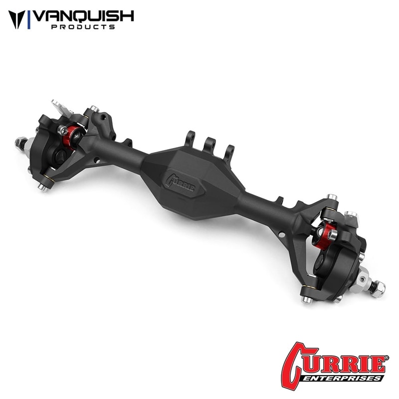 Vanquish Products Currie Portal F9 SCX10 II Front Axle Black Anodized