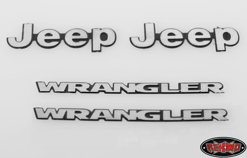 RC4WD Metal Logo for Tamiya CC01 Wrangler