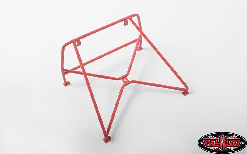 RC4WD Roll Bar Rack w/Spare Mount for RC4WD Chevy Blazer Body (Red)
