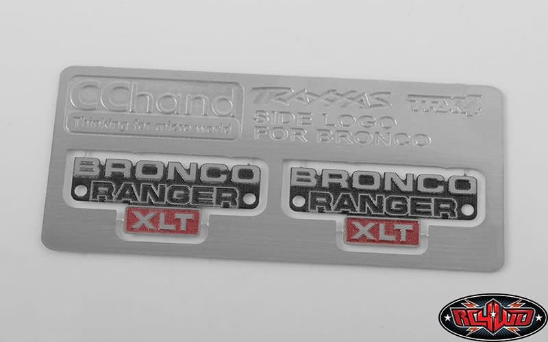 RC4WD Side Metal Emblem for Traxxas TRX-4 '79 Bronco Ranger XLT