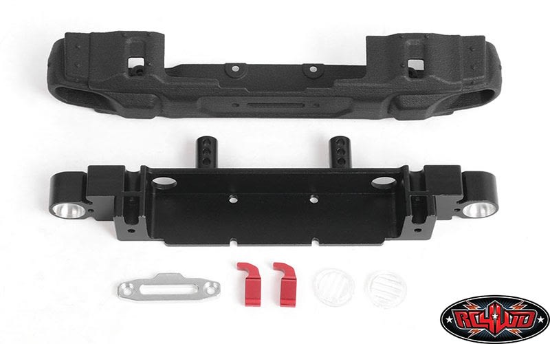 RC4WD OEM Narrow Front Winch Bumper for Axial 1/10 SCX10 III Jeep JLU Wrangler