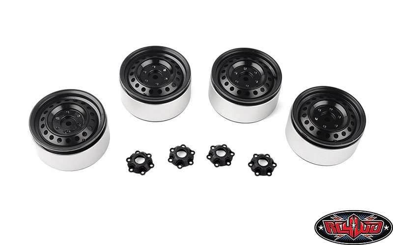 RC4WD Rad 1.9" Aluminum Internal Beadlock Wheels (Black) (4)