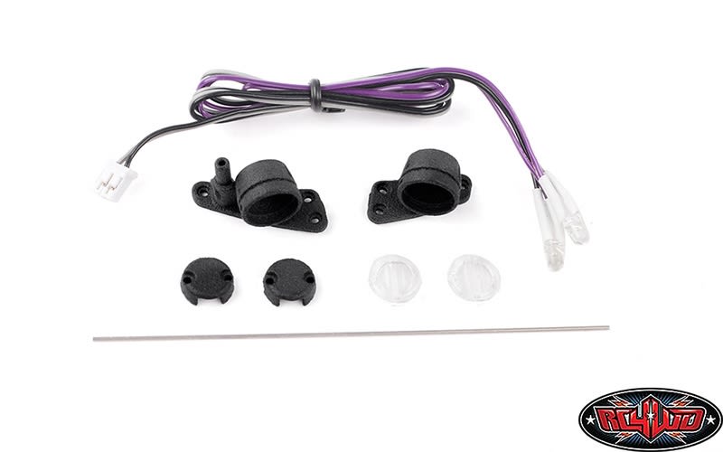 RC4WD LED A Pillar Front Light and Antenna for Traxxas TRX-4 2021 Bronco