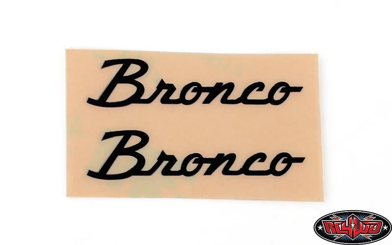 RC4WD Side Metal Emblem for Axial SCX10 III Early Ford Bronco (Black)