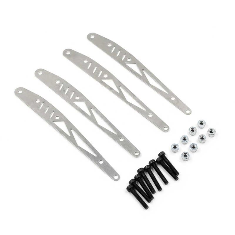 Yeah Racing Stainless Steel Rear Trailing Arm Plates for RBX10 Ryft