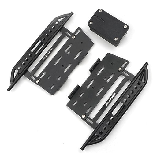 Yeah Racing Metal Rock Rails w/ Receiver Box For Axial SCX10 II (2)