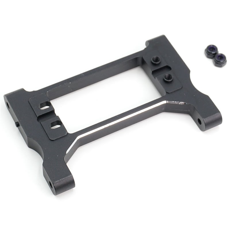 Yeah Racing Aluminum Servo Mount (Black) TRX-4
