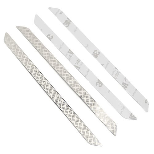 Yeah Racing Stainless Steel Rock Rails Diamond Plate - TRX-4