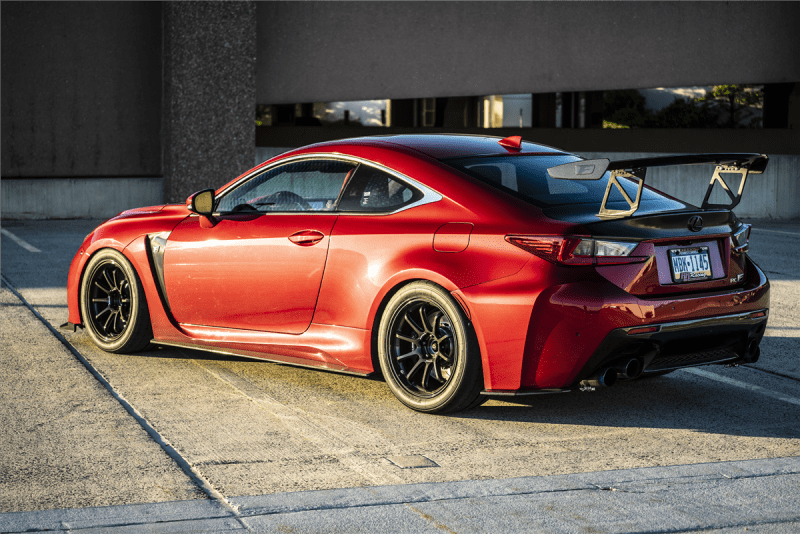 RR Racing RCF Carbon Rear Skirts for Lexus RCF