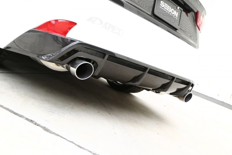 Seibon 14 Lexus IS350 F Sport RF-Style Carbon Fiber Rear Lip Seibon 14 Lexus IS350 F Sport RF-Style Carbon Fiber Rear Lip