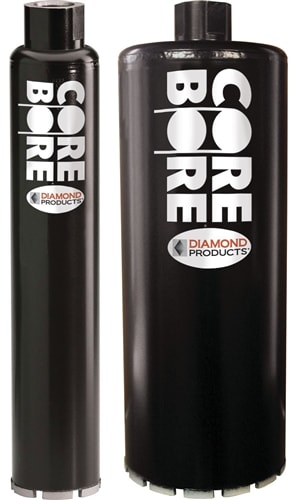 05824 1/2" Premium Black Wet Core Bit, P38Z - General Purpose, Longest Life - Hard Aggregate with Reinforced Concrete