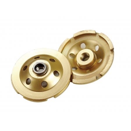 07436 7" Standard Gold Segmented Cup Grinders