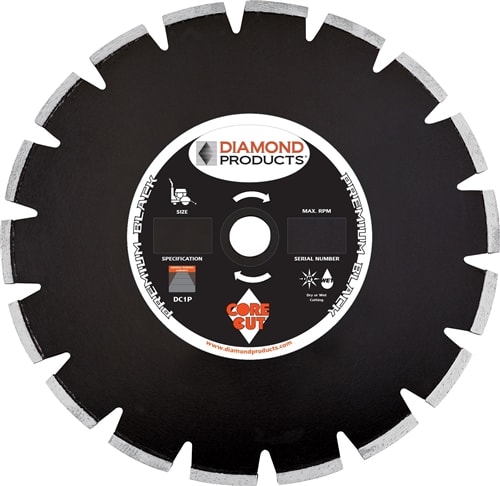 11183 14" Premium Black Segmented Dry Walk Behind Blades