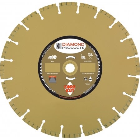 11708 10"x.110x1" Standard Gold H.P. Turbo Blades