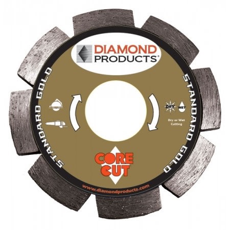 12470 5" Standard Gold Segmented Tuck Point Diamond Blades