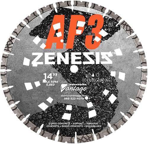 1412BEDUZX4-AP3 14 x .125 x 1/20mm All-Purpose ZENESIS AP3