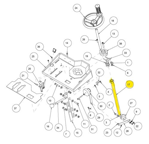 155049 TUBE, DEPTH CONTROL, 3/4-10 X 18