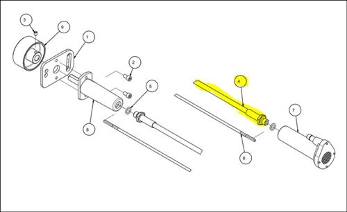 159694 ASSY, HOUSING, 51" FLEX SHAFT