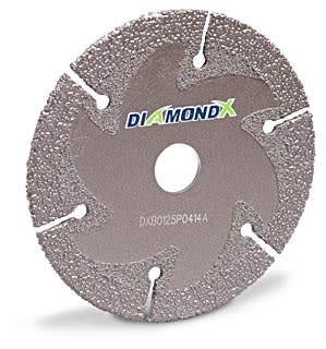 168843-DX Diamond-X 36 Grit Flat Cutting and Grinding Disc 4" x .137 x 5/8"