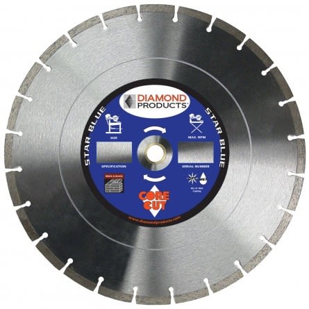 20651 Star Blue Segmented Masonry Diamond Blades DM85B