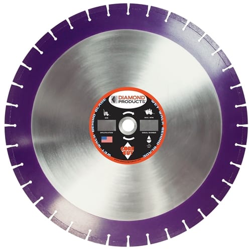 CI24155M 24" Imperial Purple Cured Concrete Diamond Blades Cat 36814 CI24155M 24" Imperial Purple Cured Concrete Diamond Blades Cat 36814