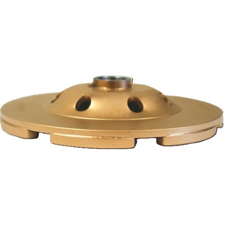 48352 5" Standard Gold Low Profile Cup Grinders - 7 segments