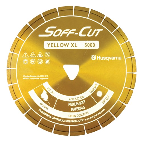 542756123 5.5" Husqvarna YELLOW ELITE SOFF-CUT XL 5000