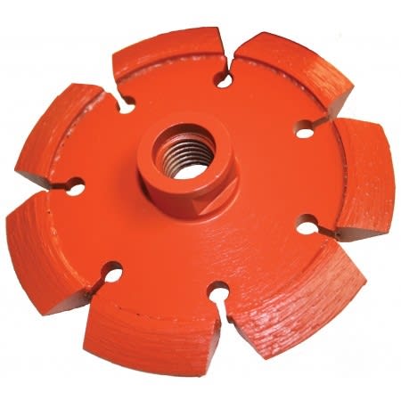55224 7" 5/8-11 Threaded hub - Heavy Duty Orange V-Crack Tuck Point Diamond Blades (5 PACK)