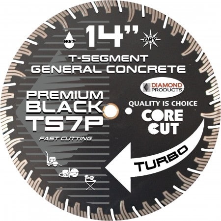 73959 4-1/2" Premium T-Seg Turbo High Speed Blades TS7P