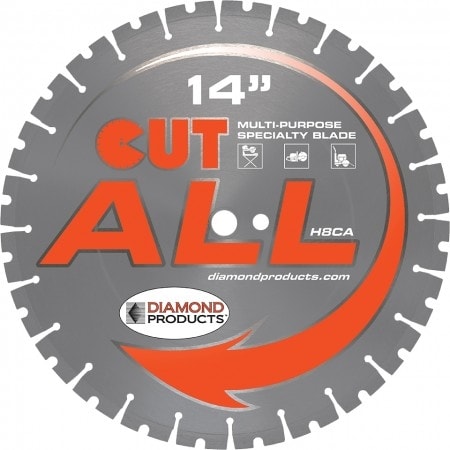 86633 20â€x140x1 Cut-ALL Multi-Purpose High Speed Specialty Diamond Blades Hard Materials 86633 20â€x140x1 Cut-ALL Multi-Purpose High Speed Specialty Diamond Blades Hard Materials
