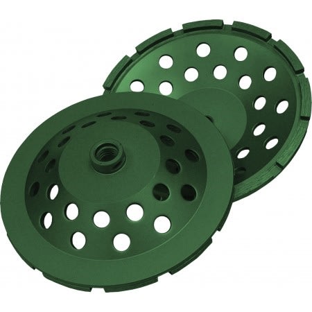94176 7" Utility Green Segmented Cup Grinders