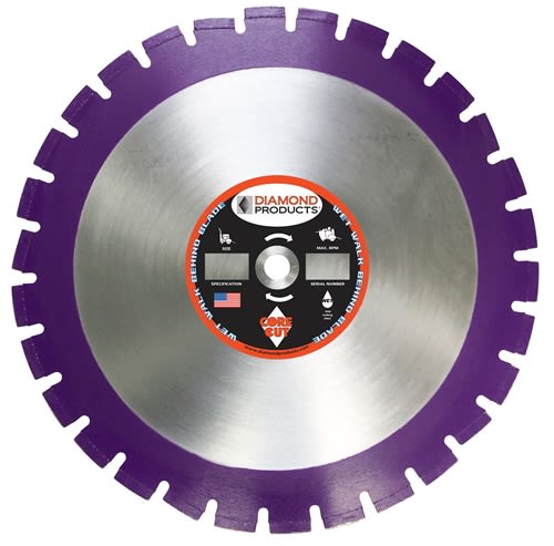 AI20140XM Imperial Purple Asphalt/Green Concrete Diamond Blades 20"x.140x1" CAT # 36823