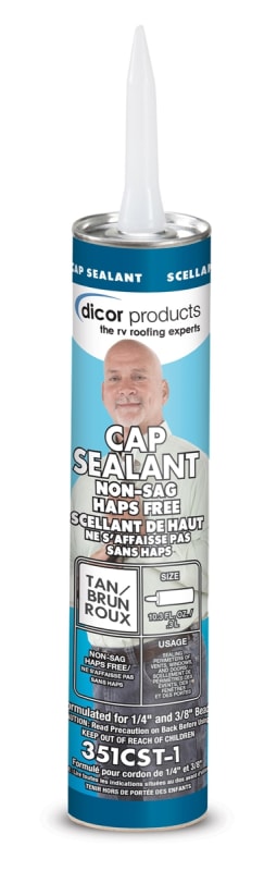 DICOR RV WINDOW DOOR CAP SEALANT TAN, 351CST-1
