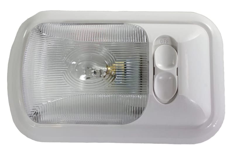 The Valterra Diamond Group DG724051VP is a single Eurostyle 12-volt LED interior dome light with a clear lens, designed primarily for RVs, trailers, and marine applications. It provides a warm white light and features a simple two-wire installation.