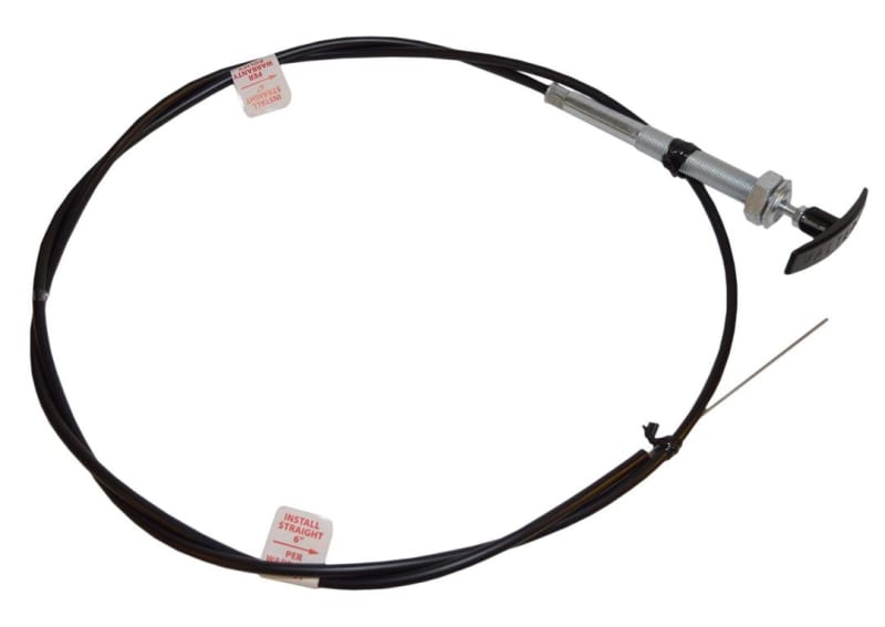 The Valterra TC72CNPB 72" Sewer Gate Valve Cable is a replacement part for cable-actuated RV waste valve systems, designed to offer easy access to the valve handle.