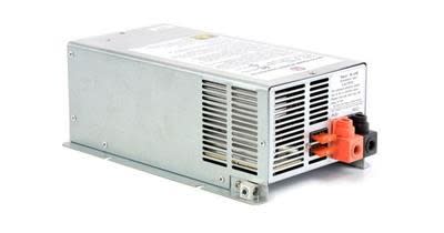 The WFCO WF-9865-AD-CB 65 Amp converter charger is a deck-mount power converter for RVs and similar vehicles, featuring patented Auto-Detect technology that automatically adjusts the charging profile for both lead-acid and lithium-ion batteries.