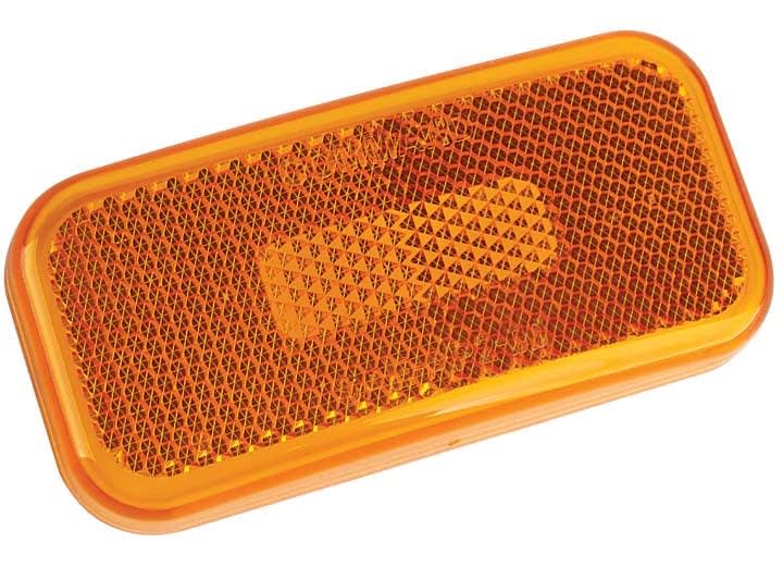 The Command Rectangular Lens Amber Only, 89-237A is a replacement lens for Command Electronics 12-volt clearance lights (models K-58 and K-59 or 003-58 and 003-59 series). It measures 3-7/8" L x 1-7/8" W x 5/8" H.