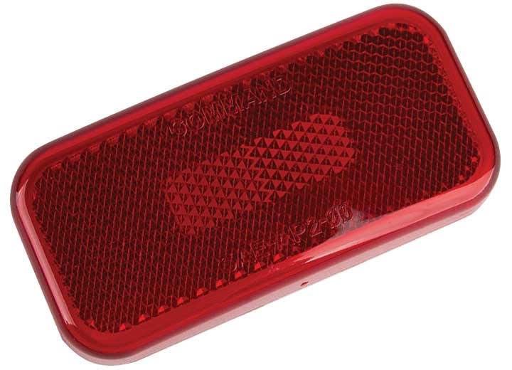 The Command 89-237R red rectangular lens is a replacement lens for RV and trailer clearance lights, featuring red polycarbonate material.