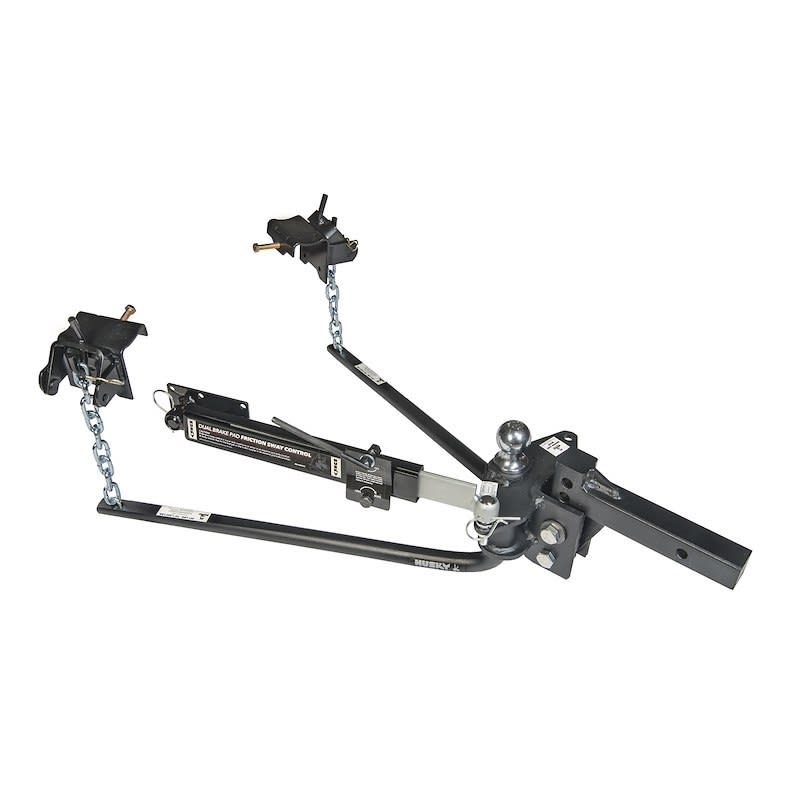 The Husky Towing #31999 is a round bar weight distribution hitch designed for heavy-duty towing, with a maximum gross trailer weight (GTW) of up to 14,000 pounds. It is specifically intended for trailers with tongue weights between 1,001 and 1,400 pounds.