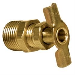 The Camco 11703 is a brass water heater drain valve designed as a replacement part for faulty drain valves on RV water heaters. It features 1/2-inch NPT male threads and is praised by users for its durable construction and ease of installation.