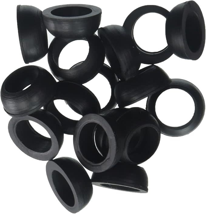 The LaSalle Bristol 64WA35 beveled washer is a specific rubber washer with a 1/2-inch inner diameter used for sealing in faucet and sink drain connections, commonly in RVs and factory-built housing.