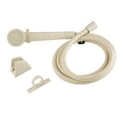 RV SHOWER HEAD HOSE KIT BISQUE, DF-SA130-BQ